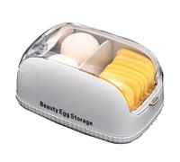 Makeup Sponge Holder, Makeup Sponge Case, Dustproof Cosmetic Egg Protective Container | Makeup Blender Case, Multifunctional Tool Storage Box, b, 1 unité (Lot de 1), Refer to description