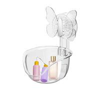 Makeup Sponge Holder, Wall-Mounted Beauty Egg Container, Clear Compact Organizer Rack, Elegant Display Stand, Sponge Powder Puff Holder for Bathroom