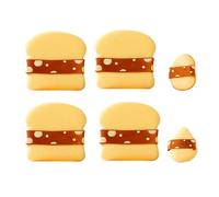 Makeup Sponge, Makeup Sponge Melting Loose Powder | 6 Pieces Reusable Blending Sponges, for Dry and Wet Use Cosmetic Tools for Women and Girls