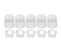 Makeup Sponge Travel Case Beauty Egg Holder Double Layer Hollow Airy Bracket Dust Proof Cover for Storing Drying Beauty Blenders 5pcs White Plastic