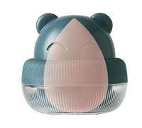 Makeup Sponge Travel Case, Makeup Sponge Holder | Beauty Egg Container Bear Shape | Beauty Sponge Holder for Travel, Cute Travel Case for Makeup Sponges