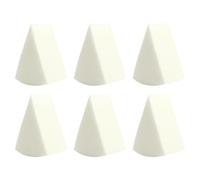 Makeup Sponges, 6 Pcs Triangle Sponges Face Paint Sponges Face Liquid Foundation Mini Facial Applicator Mini Puffs Reusable Washable Use Dry and Wet Both Nail Art Beauty Accessory