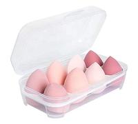 Makeup Sponges Set 8pcs Makeup Puffs Pink beauty blender Beauty Sponge Concealer Sponge foundation sponge blender for Liquid Foundation Creams Powders