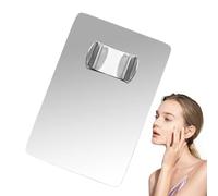 Makeup stainless steel mixing tool - hand-held cosmetic tray for lipstick, foundation, eye shadow | 2.99 inch x 2.05 inches large, small 1.65 inch x 1.3 inches tray for precise color blending