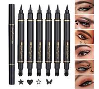 Makeup Stamp - Double-Headed Eye Liner Stamps Set, Beauty Long-Lasting Double-Headed Cosmetics for Cosplay Bridal Performance Vacation Travel Party Dating