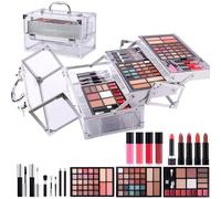 Makeup Starter Kit - Professional Make up Set Full Kit | Included Mascara, Eyeshadow Palette Set, Eyebrow Pencil, Lipstick for Beginners, Professionals
