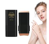 Makeup Stick - 15g Foundation Stick, Multi-Purpose Full Coverage Sticks, Face Makeup Foundation | Adjustable Moisturizing Concealer Cream for Women Men, Double-Head Facial Primer Concealer Cover, Sun