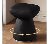 Makeup Stool 360° Swivel Chair - Armless Makeup Stool for Living Room, Bedroom, Office, Vanity Study