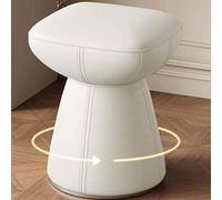 Makeup Stool 360° Swivel Chair - Armless Makeup Stool for Living Room, Bedroom, Office, Vanity Study