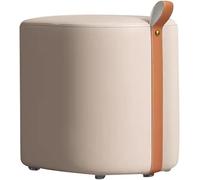 Makeup Stool Dresser Chair - Scandinavian Light Luxury Foot Stool for Bedroom & Living Room, Short Square Design, Comfortable and Stylish Seating Option