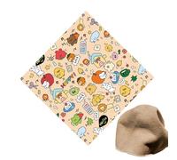Makeup Storage Adhesive Cloth, Flat Open Makeup Bag,Creative Adhesive Cloth for Travel Cosmetic Organization - Portable Camera Screen Wrap Open for and, Large, riferimento alla descrizione