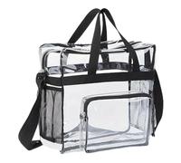 Makeup Storage Bag Men's Women's Cosmetic Bag Transparent Waterproof Large-Capacity Lipstick Toiletries Skin Care Products Organizer Makeup Bag for Make Up(Black Small)