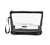 Makeup Toiletry Travel Bag | Double-Layer Face Brushes Storage Waterproof Pouch - Cosmetics Accessories for Stage Performance, Travel, Parties, Business Trips