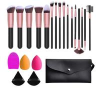 Makeup Tool Set, Cosmetic Brush Set, 20 Piece Cosmetic Brushes and Sponges Set with Flexible Professional Hair - Professional Makeup Tool Set and Adaptation