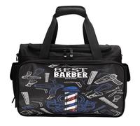 Makeup Tools Bag - Large Capacity Hairdressing Tool Bag, Portable Barber Toolkit | Salon Hand Bag with Multiple Compartments, Sturdy Salon Shoulder Organizer, Tool Bag for Lipstick Eye Shadow, Black