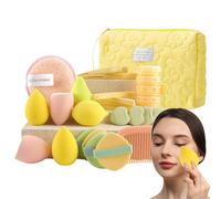 Makeup Tools Set - 24 Pieces Powder Makeup Tool Kit Cosmetic Set Elegant Design Travel Case for Women Wife