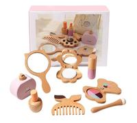Makeup Toy Set - Girls Early Learning Playset, Makeup Cosmetics Styling Tools | Encourage Realistic Role-Playing, Promote Collaborative and Imaginative Play, Realistic Features and Charming Makeup