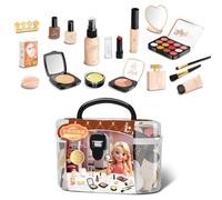 Makeup Toys - 19x10x13cm Makeup Set, Pretend Cosmetic Kit, Safe Play Makkeup, Indoor Toy | Children's Birthday Christmas Celebration Creative Beauty Pretend Play for Kids Girls Boys Home P
