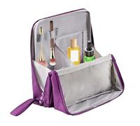 Makeup Travel Bag - Large Capacity Waterproof Vertical Makeup Organizer,Travel Container for Women Men Home Offices Business Use Vacation Shampoo Conditioner Hair Spray