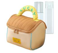 Makeup Travel Pouch - Stylish Beauty Bag For Women, Compact Toiletry Holder | Durable Travel Case For Cosmetics And Skincare, Perfect For Hand Luggage, Weekend Getaways, And Daily Commute, Easy To Cle