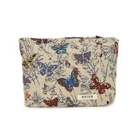 Makeup Women Floral Fabric Cosmetic Bag for Travel