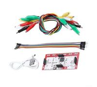 Makey-Compatible Main Control Board Kit with USB Cable, Alligator Clips & Jumper Wires for Arduino R3 Mega 2560 Nano Projects - Compact(Complete Set)