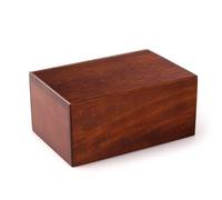 MAKEY'S Cremation Urns for Ashes, Pet Memorial Funeral Urns Box,Wooden Decorative Urn for Dog Cat,Cremation Keepsake Burial Ash Box - S (6 x 4 x 2.75'')