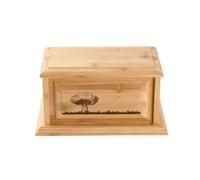 MAKEY'S Tree of Life Wooden Urns for Human Ashes Adult Male/Female, Professional Decorative Cremation Wood Urn for Ashes,Funeral Urn