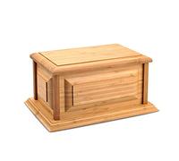 MAKEY'S Wood Urn,Bamboo Urns,Cremation urns,Professional Urns for Human Ashes Adult (Bamboo)