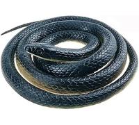 MAKFORT 1.3m Rubber Snake Toy - Simulation Snake for Kids - April Fool's Day Gift or Party Decoration