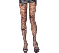 MAKFORT Fishnet Tights Sexy Stockings Halloween Costumes Women Black Pantyhose for Girls with Spider Pattern