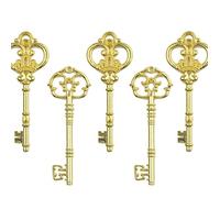 Makhry Mixed Set of 20pcs 3.1-3.3 inches Extra Large Key Vintage Key Skeleton Keys in Bulk for DIY Pendant