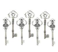 Makhry Mixed Set of 20pcs 3.1-3.3 inches Extra Large Key Vintage Key Skeleton Keys in Bulk for DIY Pendant