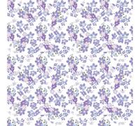 Maki 3-Ply Flowery Tissue Paper Napkins Serviettes for Decoupage Lunch 33cm x 33cm - 1/4 Folded (Pack of 20) (Delicate Forget-me-nots)