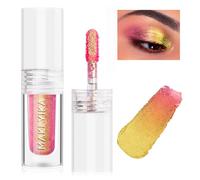 MAKI YIKA - Holographic Eyeshadow - Influenced by a dense luster, which results in one primary color and two additional colors, and the transformation of color into different lights makes your