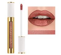 MAKI YIKA - Metal Lipstick Long Lasting Brown Lipstick for Women Lipstick with Intense Shine that does not stain