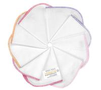 MAKIAN 9x Baby Washcloth with Practical Hanging Loop 30x30 cm - Reusable Wash Cloths 100% Cotton (Pink/Purple)