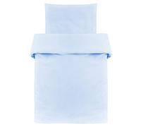 MAKIAN Baby Bedding Set - Duvet Cover 80x80 cm - Pillowcase 35x40 cm - 100% Cotton - Single Bed Duvet Set - Oeko-Tex Certified (Blue)