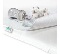 MAKIAN Waterproof Bed Insert - Mattress Topper 40 x 90 cm - Molleton Mattress Protector Made of Cotton - Oeko-Tex® Standard 100 Tested, Waterproof & Hygienic - Boil-proof and Suitable for Tumble Dryer