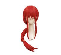 Makima Cosplay Wig Anime Chainsaw Man Cosplay Long Pink Braided Synthetic Hair Halloween Party Role Play Wigs + Wig Cap