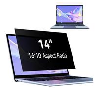Makinda 14 Inch Privacy Filter 16:10 Laptop Privacy Screen Film for HP/Dell/Acer/Lenovo/Thinkpad, Removable Anti-Spying/Blue Light Protection Laptop