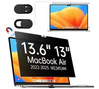 Makinda Magnetic Privacy Filter for Macbook Air 13.6/13 (2022-2025 M2、M3、M4), Removable Anti-Spy Screen Filter Privacy Screen for Mac Air M3 13.6 Inch