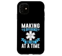 Making a Difference one Call at a Time Paramedic Case for iPhone 11