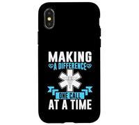 Making a Difference one Call at a Time Paramedic Case for iPhone X/XS