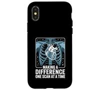 Making A Difference One Scan At A Time Radiology Pride Case for iPhone X/XS