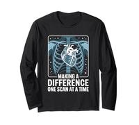Making A Difference One Scan at A Time Radiology Pride Long Sleeve T-Shirt