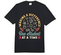 Making A Difference One Student At A Time Teacher Motivation Comfort Colors Adult Heavyweight T-Shirt