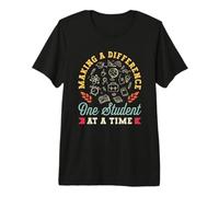 Making A Difference One Student At A Time Teacher Motivation Premium T-Shirt