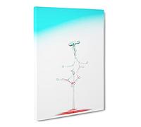 Making A Splash Canvas Print | Gallery Wrapped 30mm Frame Wall Art | 30x20 inches | Ready to Hang | Abstract Picture | Living Room Bedroom Lounge Office