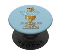 Making a Splash in the Holy Spirit First Communion Baptism PopSockets Adhesive PopGrip